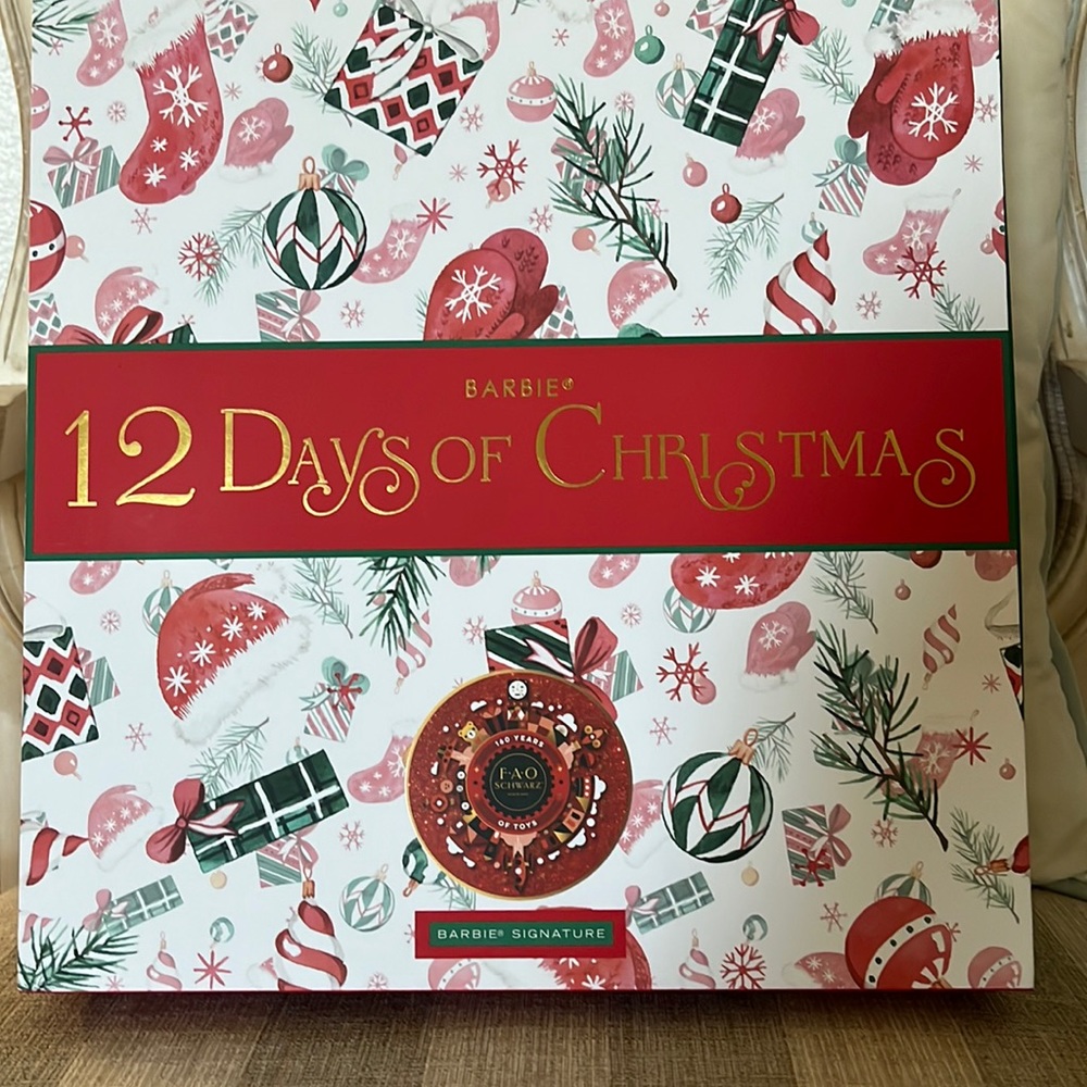 Barbie 12 days of Christmas limited edition. Collectible.